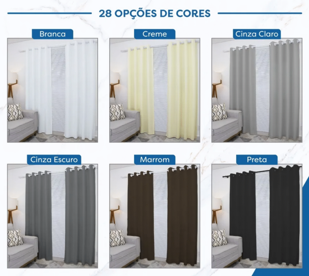 A cortina Oxford tem se destacado como uma excelente escolha para decorar ambientes, especialmente salas e quartos. Com um tecido grosso e durável, esta cortina propõe não apenas a beleza estética, mas também a funcionalidade, mantendo os espaços aconchegantes e bem iluminados quando desejado.