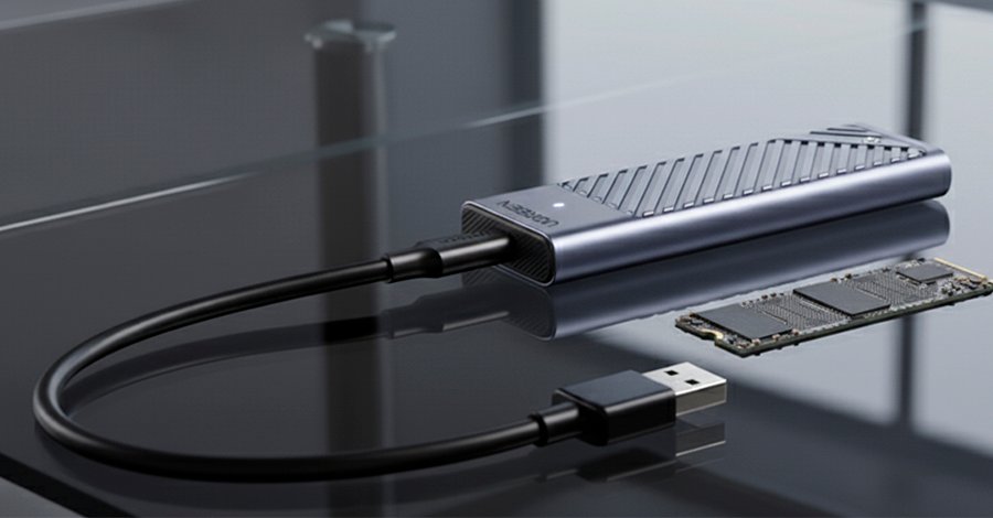 Case Ugreen m.2 nvme ssd sata-desktop-nootebok-capa