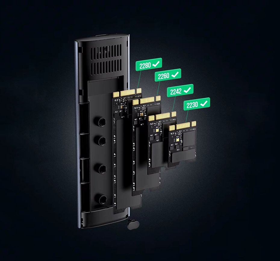 Case Ugreen m.2 nvme ssd sata-desktop-nootebok