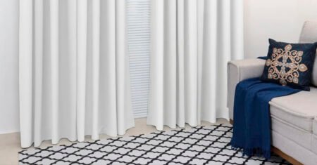 Cortina Oxford Tecido Grosso para Sala e Quarto