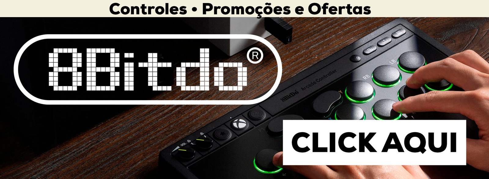 Controles 8bitdo - Promoções e Ofertas