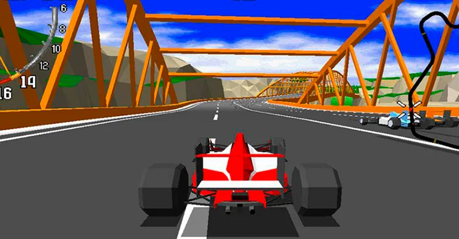 Virtua Racing Arcade de 1992 Rodando no Xbox 360 RGH
