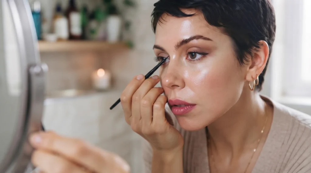 Técnicas de Maquiagem Para Iniciantes Sombras, Delineado e Batom