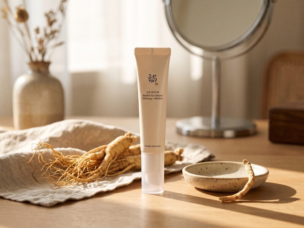 Skincare Coreano: 5 Produtos Queridinhos Para Montar Sua Rotina Sérum para olhos Beauty of Joseon Revive com ginseng e retinal