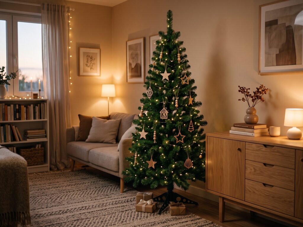 Árvore de Natal: como escolher a perfeita para a sua sala Árvore Compacta 1,50m 220 Galhos